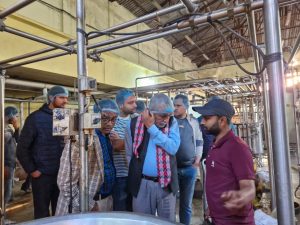 कृषिमन्त्री अधिकारीद्वारा डीडीसीको हेटौँडा वितरण आयोजनाको अनुगमन