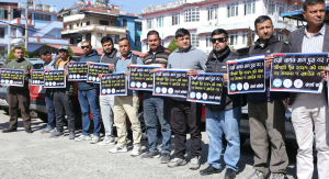 आन्दोलनमा नेपाल पशुपन्छी औषधि व्यवसायी संघ