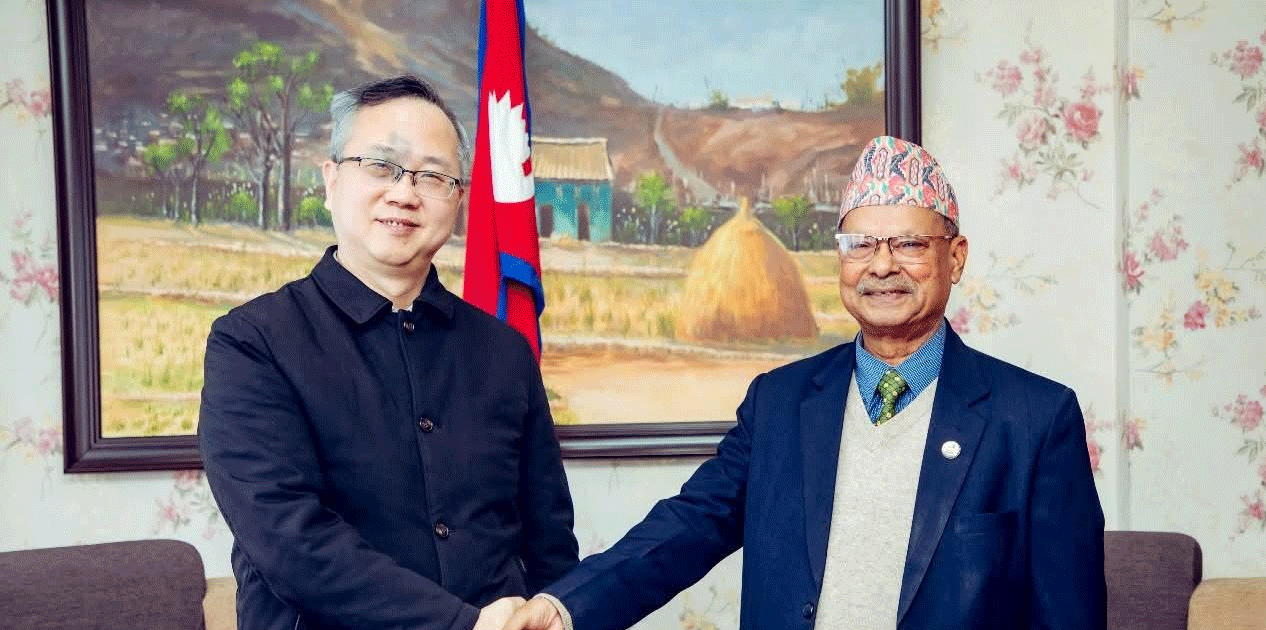 कृषिमन्त्री डा. परियार र राजदूत चेन सङबीच भेटवार्ता